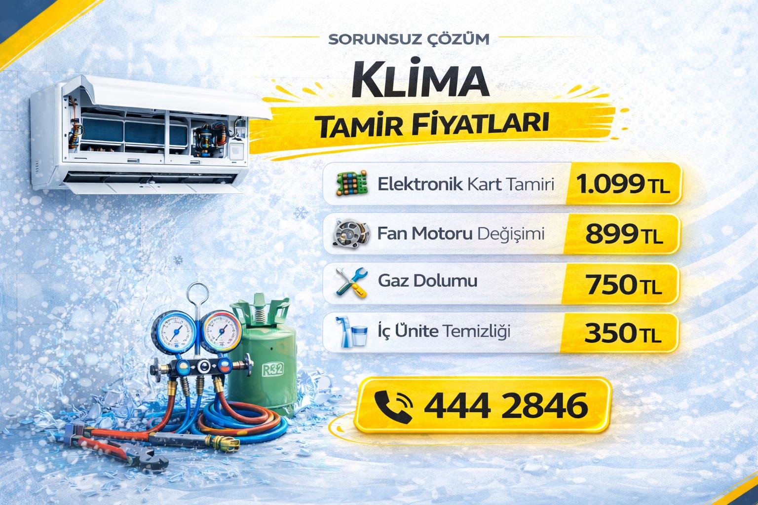 Klima Tamir Fiyatları