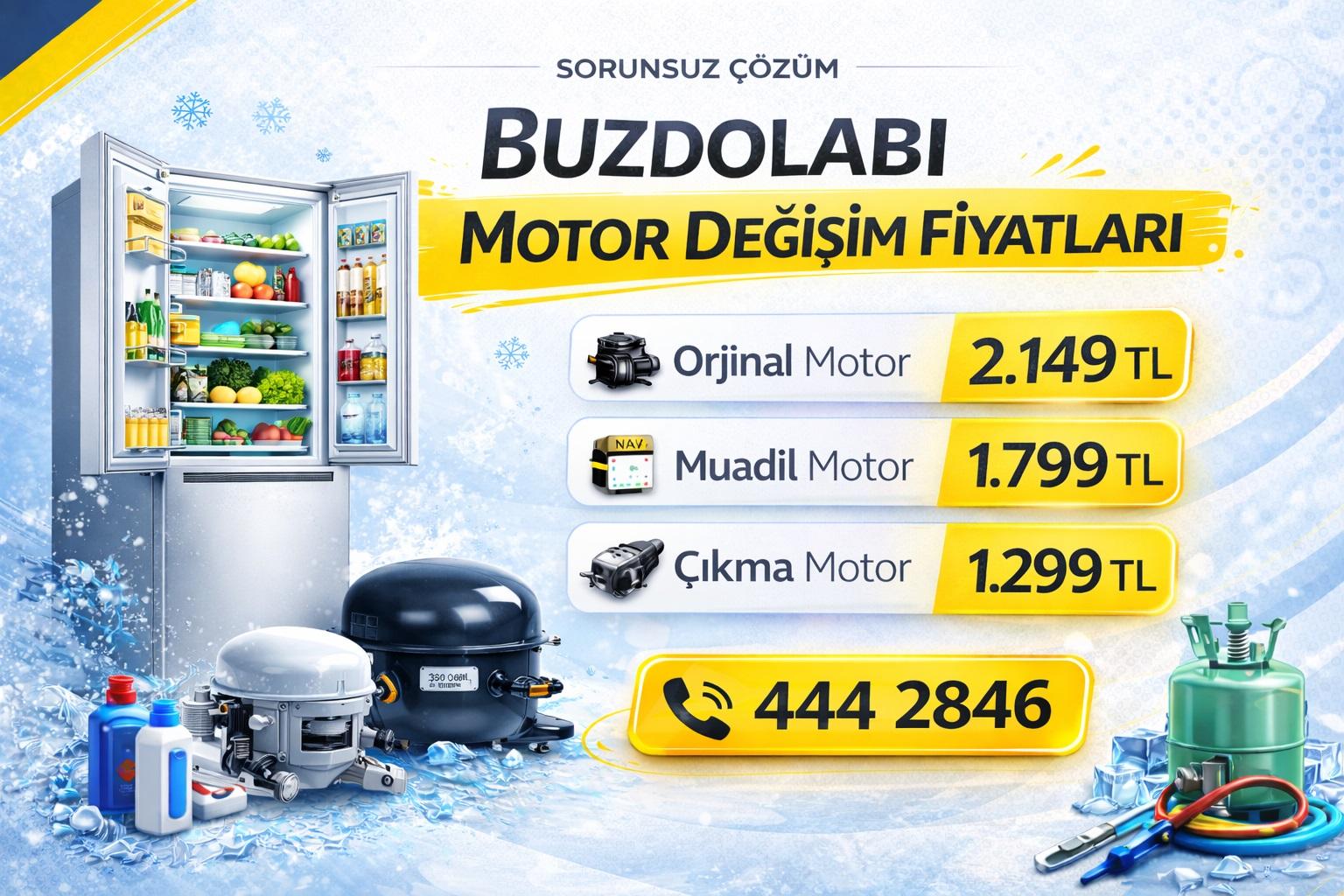 Buzdolabı Motor Değişim Fiyatları