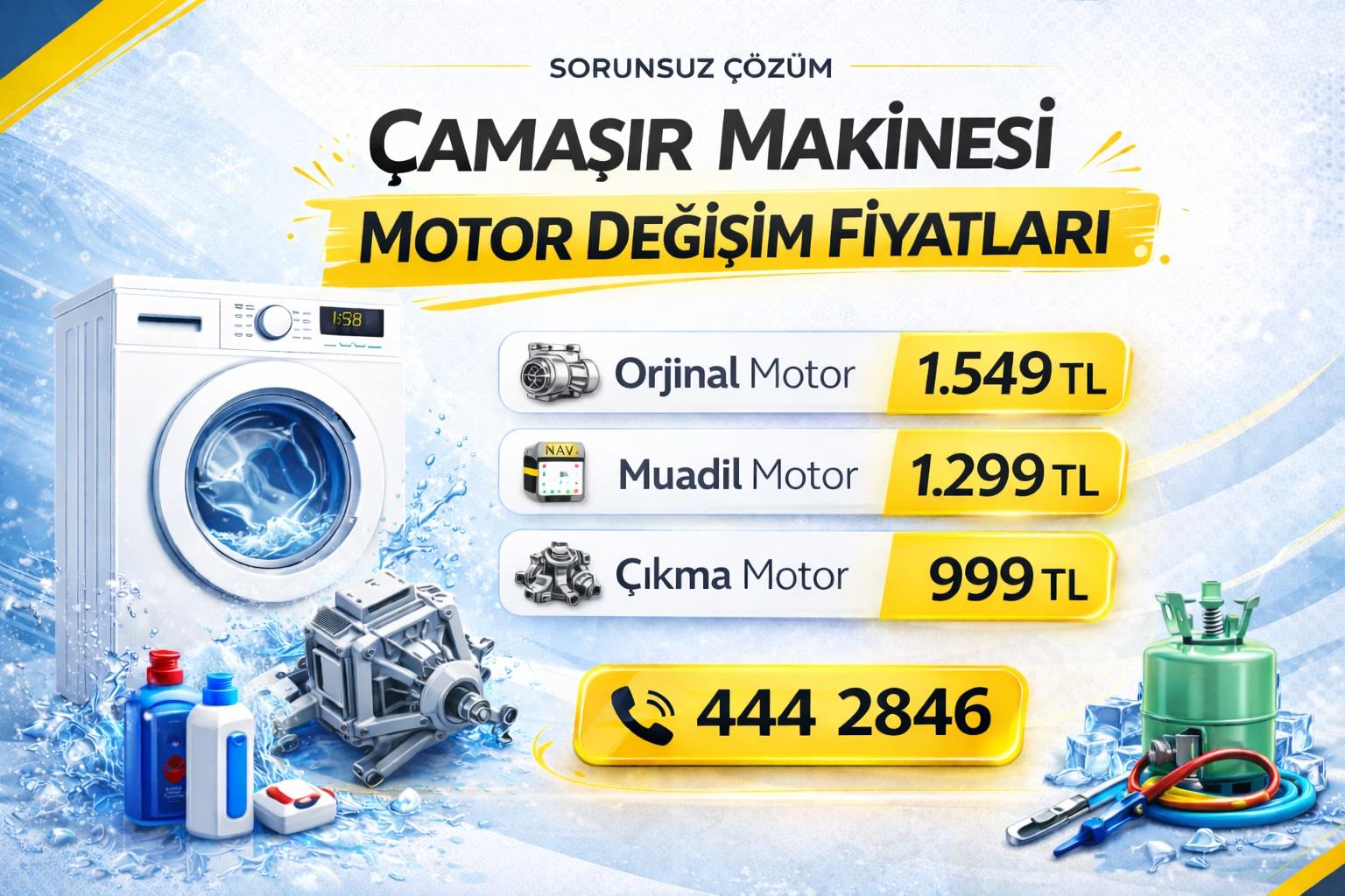 Çamaşır Makinesi Motor Değişim Fiyatları