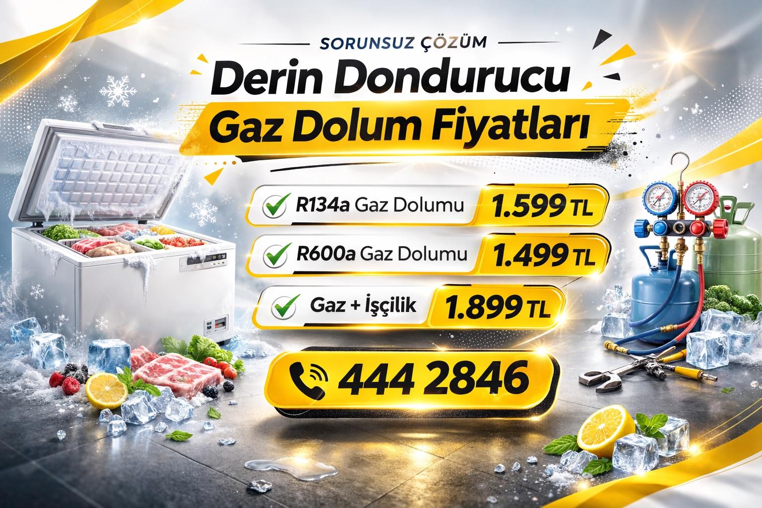 Derin Dondurucu Gaz Dolum Fiyatları